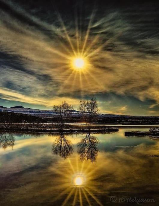Nice Whole Year Cottage Bythingvallavatn Veithilundur 외부 사진